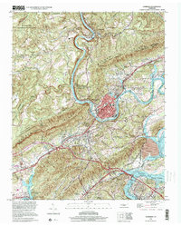 Harriman 1998 topographic map thumbnail