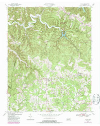 Hilham 1955 topographic map thumbnail