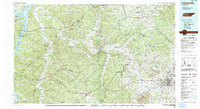 Hohenwald 1986 topographic map thumbnail