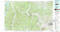 Hohenwald 1986 topographic map thumbnail