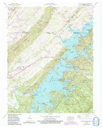Holston Valley 1960 topographic map thumbnail