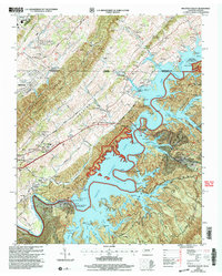 Holston Valley 2003 topographic map thumbnail