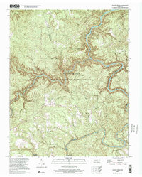 Honey Creek 2000 topographic map thumbnail