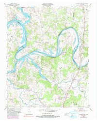 Hunters Point 1955 topographic map thumbnail