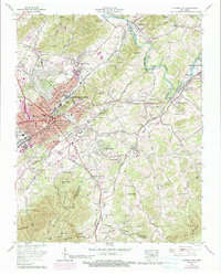 Johnson City 1959 topographic map thumbnail