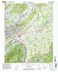 Johnson City 2003 topographic map thumbnail