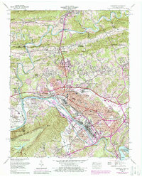 Kingsport 1959 topographic map thumbnail