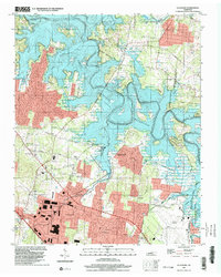 La Vergne 1997 topographic map thumbnail