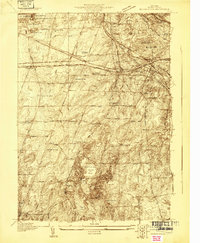 Mendon Ponds 1931 topographic map thumbnail