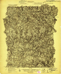 Long Eddy 1921 topographic map thumbnail