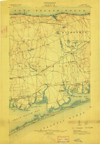 Moriches 1904 topographic map thumbnail