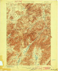 Mt. Marcy 1902 topographic map thumbnail