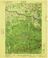 Nicholville 1921 topographic map preview
