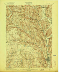 Norwich 1903 topographic map thumbnail
