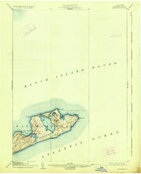 Montauk 1904 topographic map preview
