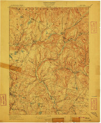 Neversink 1910 topographic map thumbnail