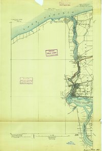 Niagara Falls 1894 topographic map thumbnail