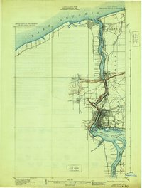Niagara Falls 1901 topographic map thumbnail