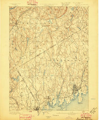 Stamford 1893 topographic map thumbnail