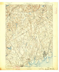 Stamford 1892 topographic map thumbnail