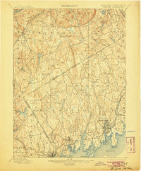 Stamford 1899 topographic map thumbnail