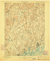 Stamford 1899 topographic map thumbnail