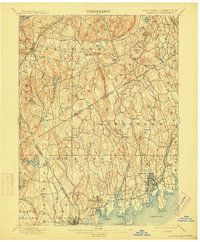Stamford 1899 topographic map thumbnail