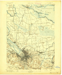 Syracuse 1895 topographic map thumbnail