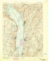 Tarrytown 1893 topographic map thumbnail