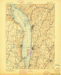 Tarrytown 1893 topographic map thumbnail