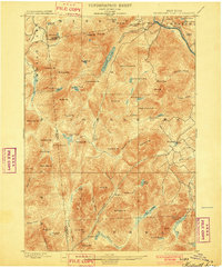 Thirteenth Lake 1898 topographic map thumbnail