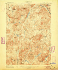 Thirteenth Lake 1898 topographic map thumbnail