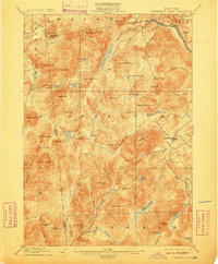 Thirteenth Lake 1898 topographic map thumbnail