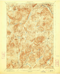 Thirteenth Lake 1898 topographic map thumbnail