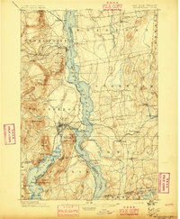 Ticonderoga 1896 topographic map thumbnail