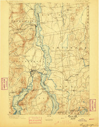 Ticonderoga 1896 topographic map thumbnail