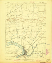 Tonawanda 1897 topographic map thumbnail