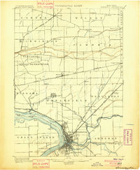 Tonawanda 1901 topographic map thumbnail