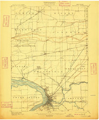 Tonawanda 1901 topographic map thumbnail