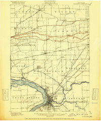 Tonawanda 1901 topographic map thumbnail