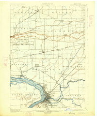 Tonawanda 1901 topographic map thumbnail