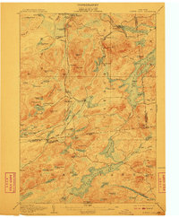 Tupper Lake 1907 topographic map thumbnail