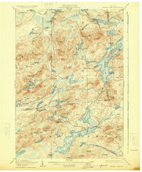 Tupper Lake 1907 topographic map thumbnail