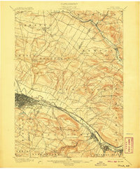 Utica 1900 topographic map thumbnail