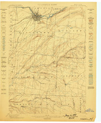 Watertown 1898 topographic map thumbnail
