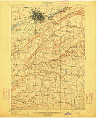 Watertown 1909 topographic map thumbnail