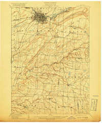 Watertown 1909 topographic map thumbnail