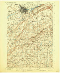 Watertown 1909 topographic map thumbnail