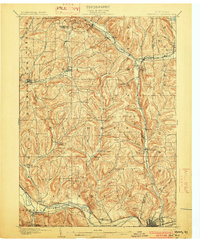 Waverly 1902 topographic map thumbnail