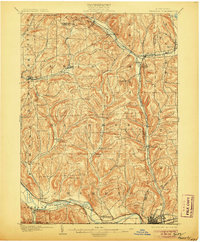 Waverly 1902 topographic map thumbnail